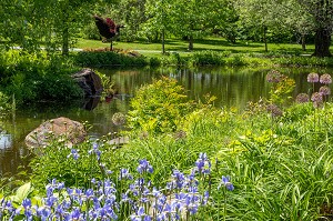 JARDIN BOTANIQUE, EDMUNDSTON, NOUVEAU-BRUNSWICK, CANADA, AMERIQUE DU NORD 