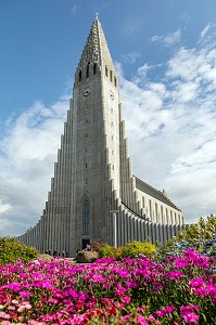 CATHEDRALE MODERNE DE HALLGRIMSKIRKJA, REYKJAVIK, ISLANDE 