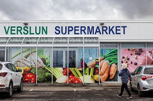 SUPERMARCHE VERSLUN, MAGASIN D'ALIMENTATION, REYKJAHLID, ISLANDE, EUROPE 