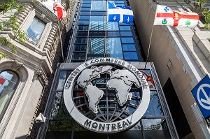 CENTRE DE COMMERCE MONDIAL, CENTRE COMMERCIAL MODERNE, RUE DU SQUARE VICTORIA, MONTREAL, QUEBEC, CANADA 
