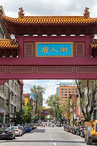 ENTREE DU QUARTIER CHINOIS, MONTREAL, BOULEVARD SAINT-LAURENT, QUEBEC, CANADA 