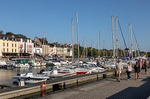 PORT DE PLAISANCE DE LA VILLE DE VANNES, MORBIHAN, BRETAGNE, FRANCE 