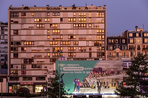 GRANDS TRAVAUX D'AMENAGEMENT, QUARTIER DE LA GARE ET DE LA TOUR MONTPARNASSE, 15 EME ARRONDISSEMENT, PARIS, FRANCE 