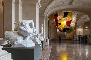 GRAND HALL D'ENTREE, PALAIS DES BEAUX-ARTS, LILLE, NORD, FRANCE 