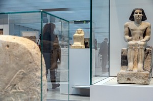ESPACE EGYPTIEN, GALERIE DU TEMPS, MUSEE LOUVRE-LENS, LENS, PAS-DE-CALAIS, FRANCE 