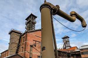 FOSSE DELLOYE, MUSEE DE LA MINE DU NORD-PAS DE CALAIS, CENTRE HISTORIQUE MINIER LEWARDE, NORD, FRANCE 