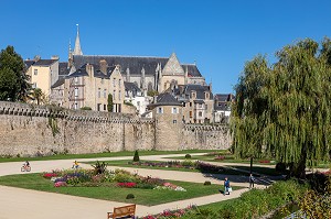 PARC ET JARDIN DES REMPARTS, VANNES, (56) MORBIHAN, BRETAGNE, FRANCE 