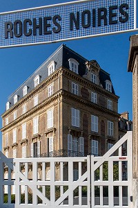 HOTEL DES ROCHES NOIRES OU SEJOURNA MARGUERITE DURAS, CLAUDE MONET, MARCEL PROUST, TROUVILLE-SUR-MER, NORMANDIE, FRANCE 