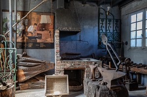 MUSEE DE LA FERRONNERIE, FRANCHEVILLE, EURE, NORMANDIE, FRANCE 