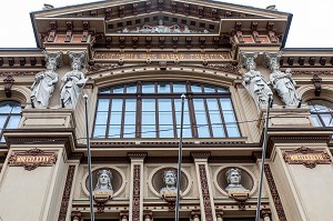 ATENEUM, FACADE DU MUSEE D'ART FINLANDAIS ET INTERNATIONAL, HELSINKI, FINLANDE, EUROPE 