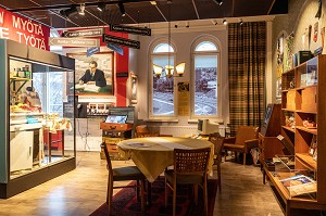 MUSEE DE LENINE, IMMEUBLE DE LA MAISON DES TRAVAILLEURS OU A EU LIEU LA RENCONTRE SECRETE ENTRE LENINE (VLADIMIR ILITCH OULIANOV) ET JOSEPH STALINE EN 1905, QUARTIER DE KAAKINMAA, TAMPERE, FINLANDE, EUROPE 