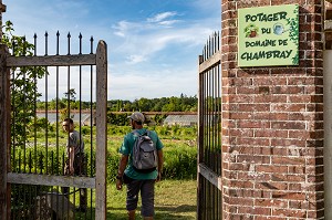 LE JARDIN POTAGER DU DOMAINE DE CHAMBRAY, LYCEE AGRICOLE DU CHATEAU DE CHAMBRAY, MESNIL-SUR-ITON, EURE, NORMANDIE, FRANCE 