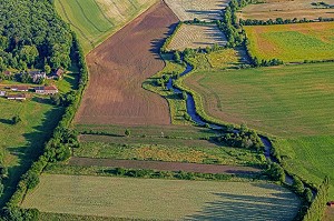 LA VALLEE DE LA RISLE, NEAUFLES-AUVERGNY, EURE, NORMANDIE, FRANCE 