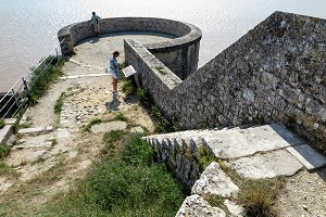 CITADELLE DE BLAYE SUR LA GIRONDE, FORTIFICATION CONSTRUITE PAR VAUBAN, GIRONDE, FRANCE 