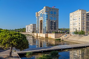 HOTEL DE REGION DU LANGUEDOC-ROUSSILLON AU BORD DU LEZ, AVENUE DE POMPIGNANE, MONTPELLIER, HERAULT, OCCITANIE, FRANCE 