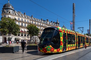 STATION DE TRAMWAY, PLACE DE LA COMEDIE, MONTPELLIER, HERAULT, OCCITANIE, FRANCE 