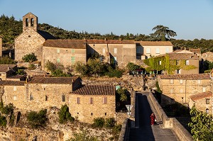 VILLAGE DE MINERVE, PARC NATUREL REGIONAL DU HAUT-LANGUEDOC, AUDE, OCCITANIE, FRANCE 