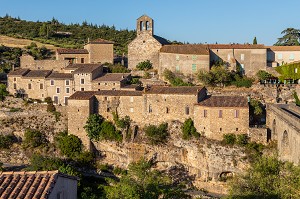 VILLAGE DE MINERVE, PARC NATUREL REGIONAL DU HAUT-LANGUEDOC, AUDE, OCCITANIE, FRANCE 