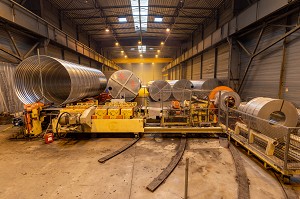 FABRICATION DE BASSINS D'ORAGES ET DE RESERVOIRS METALLIQUES, SAT, SOCIETE AIGLONNES DE TUBES, RAI, ORNE, NORMANDIE, FRANCE 