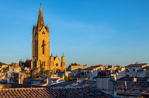 CLOCHER DE L'EGLISE SAINT-JEAN-DE-MALTE, AIX-EN-PROVENCE, BOUCHES-DU-RHONE, FRANCE 