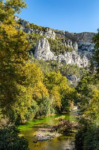 RIVIERE LA SORGUE, FONTAINE-DE-VAUCLUSE, FRANCE 