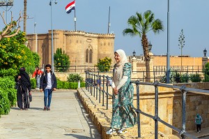 FORTIFICATION DE LA CITADELLE DE SALADIN, SALAH EL DIN, CONSTRUITE AU XII EME SIECLE, LE CAIRE, EGYPTE, AFRIQUE 