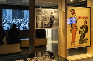 ESPACE D'EXPOSITION DEDIE AU CINEMA MUET ET A MAX LINDER A LA VILLA DU TEMPS RETROUVE A CABOURG