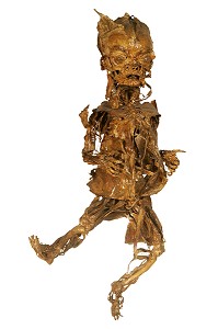 LE FOETUS DANSANT LA GIGUE, ECORCHE DE HONORE FRAGONARD, FIN XVIII EME, MUSEE FRAGONARD, ECOLE NATIONALE VETERINAIRE D'ALFORT, MAISONS-ALFORT, VAL-DE-MARNE (94), FRANCE 