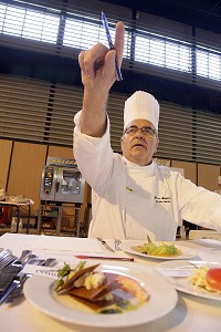 JURY DES CUISINIERS, OLYMPIADES DES METIERS DE BRETAGNE, FRANCE 