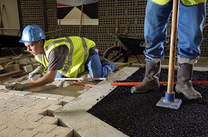 METIER CONSTRUCTEUR DE ROUTES, CONSTRUCTION DE ROUTES, POLE TRAVAUX PUBLICS, 41EMES OLYMPIADES DES METIERS DE BRETAGNE, BREST, FINISTERE (29), FRANCE 