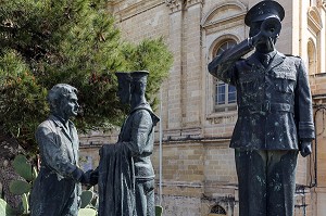 MONUMENT DE LA LIBERTE, VITTORIOSA, BIRGU, LA VALETTE, MALTE 