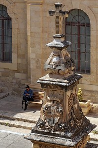 COUR INTERIEURE, CO CATHEDRALE SAINT JEAN, LA VALETTE, MALTE 