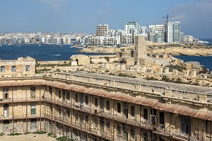FORT SANT ELMO, FORT SAINT ELME, LIEU DE TOURNAGE DU FILM MIDNIGHT EXPRESS D'ALAN PARKER EN 1978, LA VALETTE, MALTE 