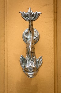 HEURTOIR DE PORTE, VICTORIA, RABAT, ILE DE GOZO, MALTE 