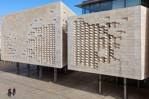 NOUVEAU PARLEMENT DE MALTE REALISE PAR RENZO PIANO, LA VALETTE, MALTE 