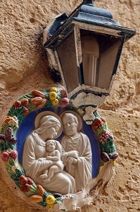 ART RELIGIEUX DANS UNE RUE DE MDINA, MALTE 