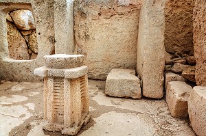 TEMPLES MEGALITHIQUES D'HAGAR QIM, INSCRITS AU PATRIMOINE MONDIAL DE L'UNESCO, MALTE 