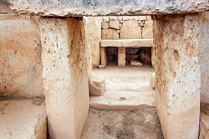 TEMPLES MEGALITHIQUES D'HAGAR QIM, INSCRITS AU PATRIMOINE MONDIAL DE L'UNESCO, MALTE 