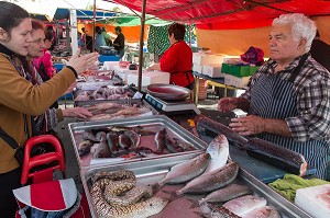 MARCHE AUX POISSONS DE MARSAXLOKK, MALTE 