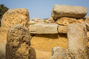 TEMPLES MEGALITHIQUES D'HAGAR QIM, INSCRITS AU PATRIMOINE MONDIAL DE L'UNESCO, MALTE 