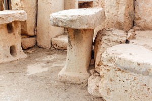 TEMPLES MEGALITHIQUES D'HAGAR QIM, INSCRITS AU PATRIMOINE MONDIAL DE L'UNESCO, MALTE 