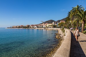 BORD DE MER BOULEVARD LANTIVY, AJACCIO, CORSE-DU-SUD, FRANCE