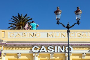 FACADE DU CASINO D'AJACCIO, CORSE DU SUD (2A), FRANCE 