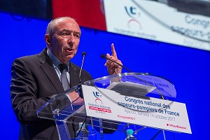 GERARD COLLOMB, MINISTRE DE L'INTERIEUR