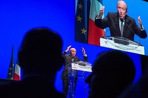 GERARD COLLOMB, MINISTRE DE L'INTERIEUR