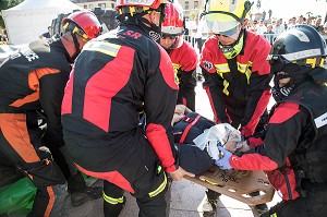 DEMONSTRATION DE TYPE CHALLENGE NATIONAL DE SECOURS ROUTIER, WORLD RESCUE CHALLENGES, AJACCIO, CORSE DU SUD, FRANCE 