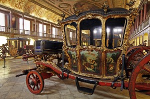 MUSEE NATIONAL DES CARROSSES, MUSEU NACIONAL DOS COCHES, PORTUGAL, EUROPE 