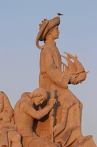 MONUMENT DES DECOUVERTES, QUARTIER DE BELEM, LISBONNE, PORTUGAL 