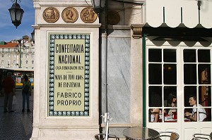 CONFEITARIA NACIONAL (PASTELERIA), PATISSERIE SALON DE THE, QUARTIER DE ROSSIO, LISBONNE, PORTUGAL 