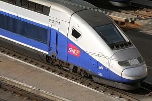 TGV EN GARE DE TRIAGE, PARIS GARE DE LYON, PARIS (75) 